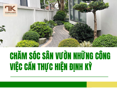Chăm Sóc Sân Vườn Những Công Việc Cần Thực Hiện Định Kỳ